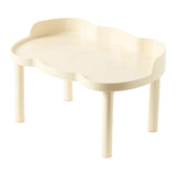 Maxbell Hamster Play Platform Sturdy Small Animals Platform for Food Bowl Small Pets White