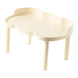 Maxbell Hamster Play Platform Sturdy Small Animals Platform for Food Bowl Small Pets White