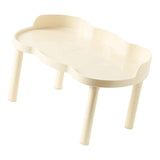Maxbell Hamster Play Platform Sturdy Small Animals Platform for Food Bowl Small Pets White