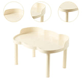 Maxbell Hamster Play Platform Sturdy Small Animals Platform for Food Bowl Small Pets White