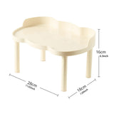 Maxbell Hamster Play Platform Sturdy Small Animals Platform for Food Bowl Small Pets White