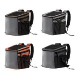 Maxbell Bike Pet Basket Carrier Foldable Bike Front Cat Bag for Small Medium Cat Dog Brown