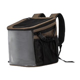 Maxbell Bike Pet Basket Carrier Foldable Bike Front Cat Bag for Small Medium Cat Dog Brown