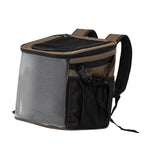 Maxbell Bike Pet Basket Carrier Foldable Bike Front Cat Bag for Small Medium Cat Dog Brown
