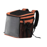 Maxbell Bike Pet Basket Carrier Foldable Bike Front Cat Bag for Small Medium Cat Dog Orange