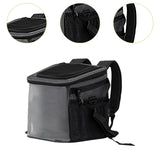 Maxbell Bike Pet Basket Carrier Foldable Bike Front Cat Bag for Small Medium Cat Dog Dark Gray