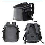 Maxbell Bike Pet Basket Carrier Foldable Bike Front Cat Bag for Small Medium Cat Dog Dark Gray
