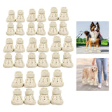 Maxbell 4 Pieces Dog Shoes EVA Anti Slip Dog Boots with Breathable Holes for Outdoor Size 1