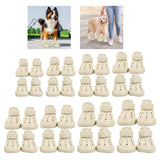 Maxbell 4 Pieces Dog Shoes EVA Anti Slip Dog Boots with Breathable Holes for Outdoor Size 1