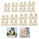 Maxbell 4 Pieces Dog Shoes EVA Anti Slip Dog Boots with Breathable Holes for Outdoor Size 1