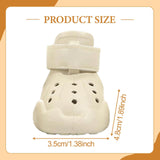 Maxbell 4 Pieces Dog Shoes EVA Anti Slip Dog Boots with Breathable Holes for Outdoor Size 2