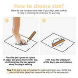 Maxbell 4 Pieces Dog Shoes EVA Anti Slip Dog Boots with Breathable Holes for Outdoor Size 3