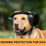 Maxbell Dog Earmuffs Ear Protective Doggy Puppy Winter Hearing Protection Ear Covers 12cmx12cm