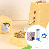 Maxbell Hamster Water Bottle with Ceramic Holder Accessory Smooth Surface Adjustable Purple