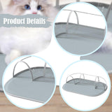 Maxbell Cat Cooling Bed with Tunnel Cushion Pet Toy for Indoor Cats Exercise Hamster