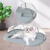 Maxbell Cat Cooling Bed with Tunnel Cushion Pet Toy for Indoor Cats Exercise Hamster