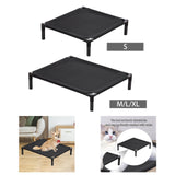 Maxbell Elevated Dog Bed Thickened Washable Cooling Pet Bed for Small Dogs Pet Decor S