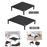 Maxbell Elevated Dog Bed Thickened Washable Cooling Pet Bed for Small Dogs Pet Decor S