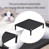 Maxbell Elevated Dog Bed Thickened Washable Cooling Pet Bed for Small Dogs Pet Decor S
