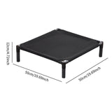 Maxbell Elevated Dog Bed Thickened Washable Cooling Pet Bed for Small Dogs Pet Decor S