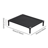 Maxbell Elevated Dog Bed Thickened Washable Cooling Pet Bed for Small Dogs Pet Decor L