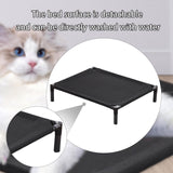 Maxbell Elevated Dog Bed Thickened Washable Cooling Pet Bed for Small Dogs Pet Decor L