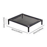 Maxbell Elevated Dog Bed Mesh Portable Pet Cot for Cats for Bedroom Pet Supplies Cat S
