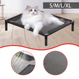 Maxbell Elevated Dog Bed Mesh Portable Pet Cot for Cats for Bedroom Pet Supplies Cat S