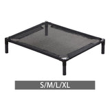 Maxbell Elevated Dog Bed Mesh Portable Pet Cot for Cats for Bedroom Pet Supplies Cat S