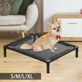 Maxbell Elevated Dog Bed Mesh Portable Pet Cot for Cats for Bedroom Pet Supplies Cat S