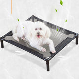 Maxbell Elevated Dog Bed Mesh Portable Pet Cot for Cats for Bedroom Pet Supplies Cat M