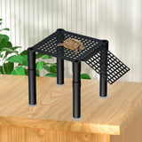 Maxbell Turtle Basking Platform Aquatic Reptile Ramp Dock Unique Stable Resting Area With Connecting Rod