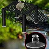 Maxbell Turtle Basking Platform Aquatic Reptile Ramp Dock Unique Stable Resting Area With Connecting Rod