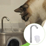 Maxbell Cat Water Fountain Replacement Pet Drinking Fountain Faucet Tube Spare Parts