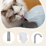 Maxbell Cat Water Fountain Replacement Pet Drinking Fountain Faucet Tube Spare Parts