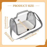 Maxbell Bird Carrier Bag Pet Supplies with Standing Perch for Canary Finches Conures