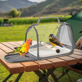 Maxbell Bird Carrier Bag Pet Supplies with Standing Perch for Canary Finches Conures