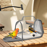 Maxbell Bird Carrier Bag Pet Supplies with Standing Perch for Canary Finches Conures