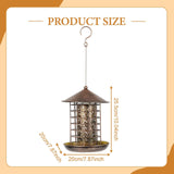 Maxbell Bird Feeders for Outdoors Hanging Decor Birdfeeder for Backyard Outside Yard