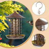 Maxbell Bird Feeders for Outdoors Hanging Decor Birdfeeder for Backyard Outside Yard
