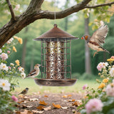 Maxbell Bird Feeders for Outdoors Hanging Decor Birdfeeder for Backyard Outside Yard