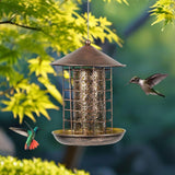 Maxbell Bird Feeders for Outdoors Hanging Decor Birdfeeder for Backyard Outside Yard