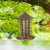 Maxbell Bird Feeders for Outdoors Hanging Decor Birdfeeder for Backyard Outside Yard