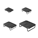 Maxbell Elevated Dog Cat Bed Breathable Elevated Pet Bed for Travel Outdoor Terraces 53cmx50cmx13cm