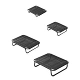 Maxbell Elevated Dog Cat Bed Breathable Elevated Pet Bed for Travel Outdoor Terraces 53cmx50cmx13cm