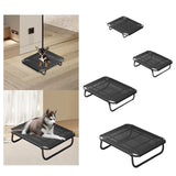 Maxbell Elevated Dog Cat Bed Breathable Elevated Pet Bed for Travel Outdoor Terraces 53cmx50cmx13cm
