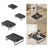 Maxbell Elevated Dog Cat Bed Breathable Elevated Pet Bed for Travel Outdoor Terraces 53cmx50cmx13cm