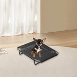 Maxbell Elevated Dog Cat Bed Breathable Elevated Pet Bed for Travel Outdoor Terraces 53cmx50cmx13cm