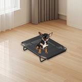 Maxbell Elevated Dog Cat Bed Breathable Elevated Pet Bed for Travel Outdoor Terraces 53cmx50cmx13cm