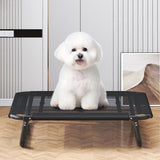 Maxbell Elevated Dog Cat Bed Breathable Elevated Pet Bed for Travel Outdoor Terraces 61cmx50cmx13cm